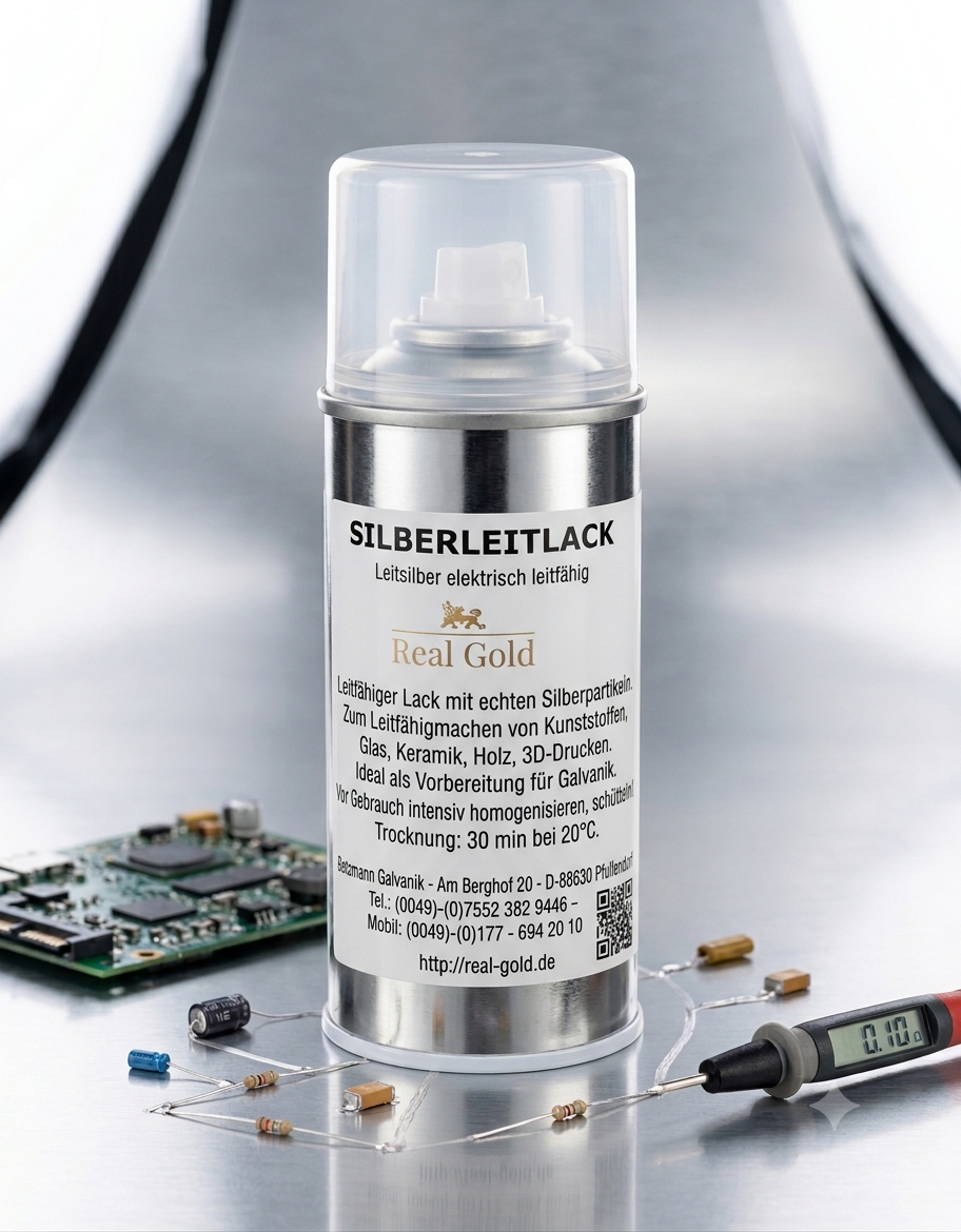 Silver Conductive Spray – High-Performance Conductive Coating for Electroplating, Electronics & EMI Shielding