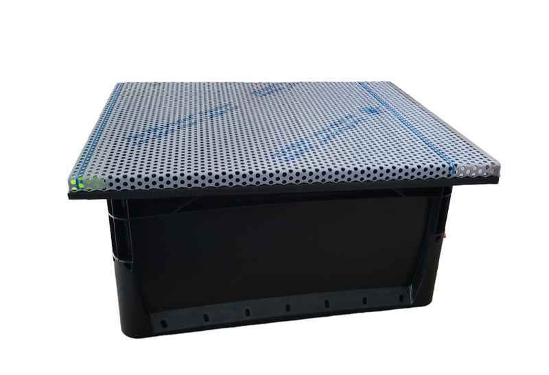 Stainless steel plate with Drip Tray