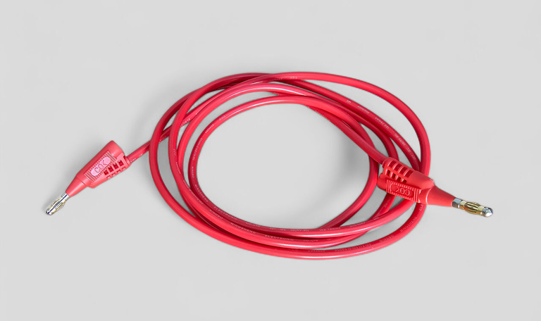 Connection cable - PLUS with banana plug: