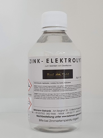 Zink-Elektrolyt Komplettset E-Zink Stift-Galvanik-Anlage RE-Zink