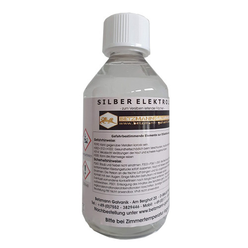 Silber Elektrolyt 30 G. /L.